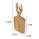 Cutting board with a handle HUNTER 24 sm