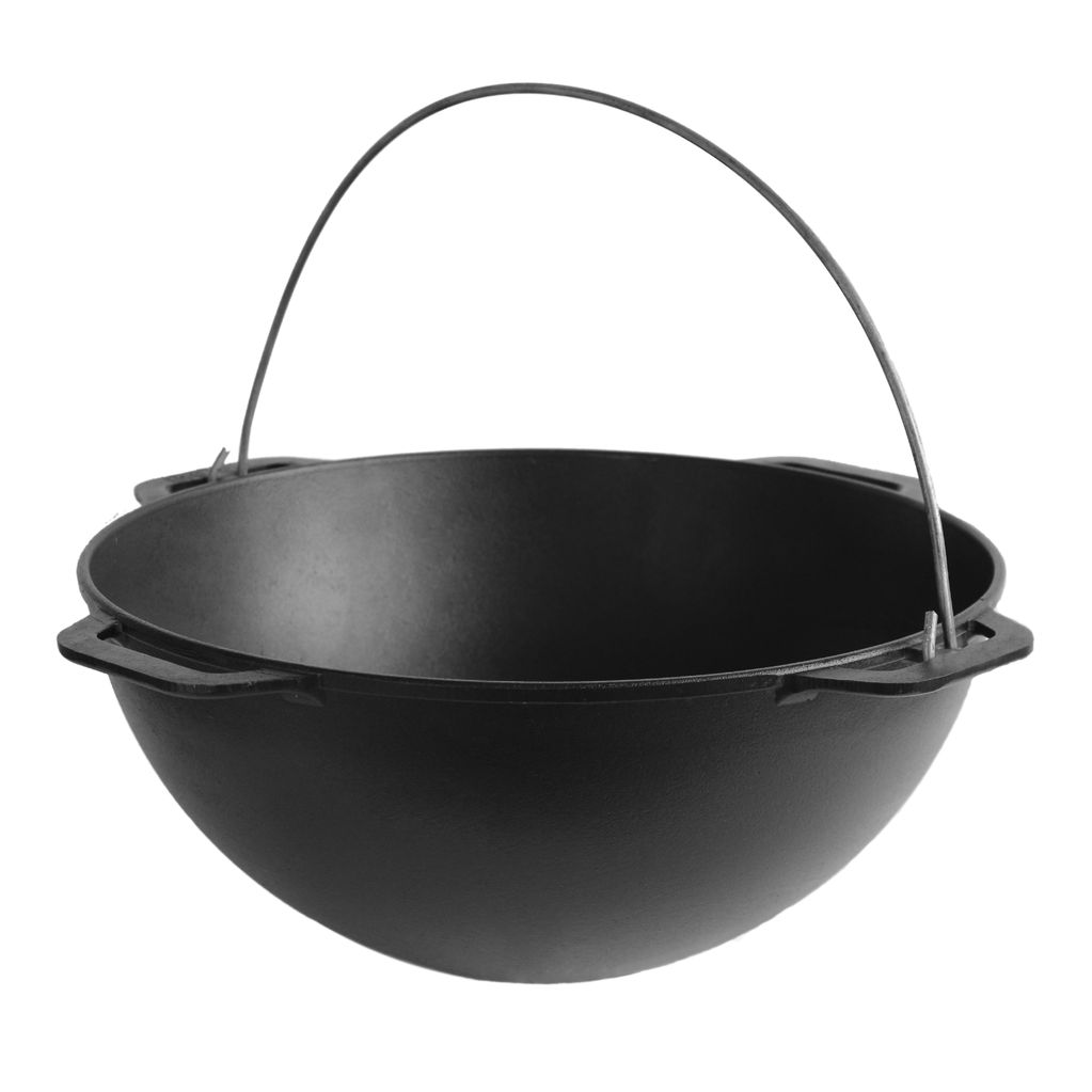 Cast iron asian cauldron 15 L with tripod